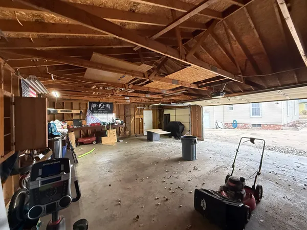 a view of storage and utility room