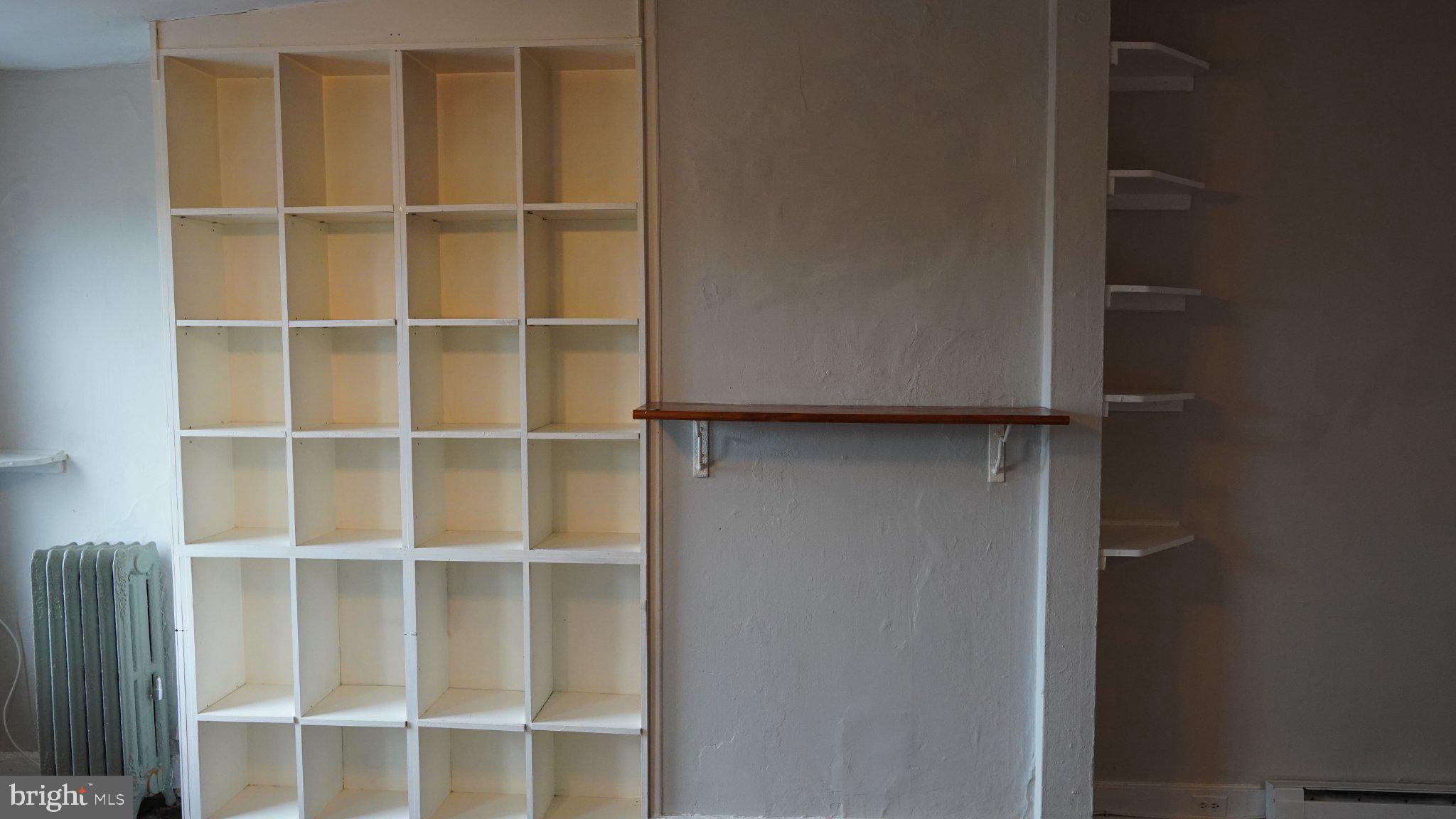 917 North Calvert Street, Unit 6 Baltimore, MD 21202 - Photo 10 of 10 Versatile shelving for creative spaces.