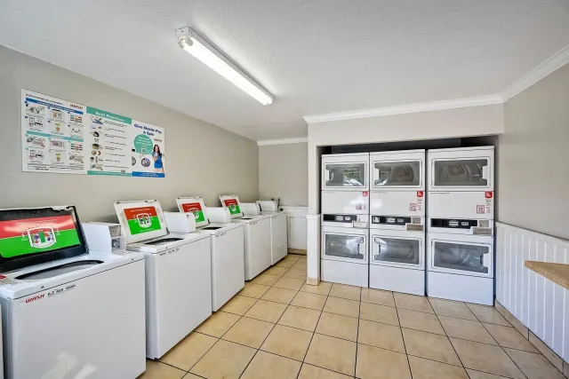 a room with storage and utility