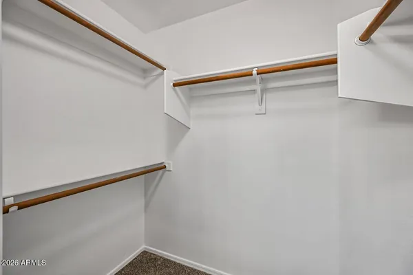 a view of walk in closet