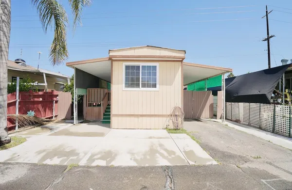 a backyard of a house