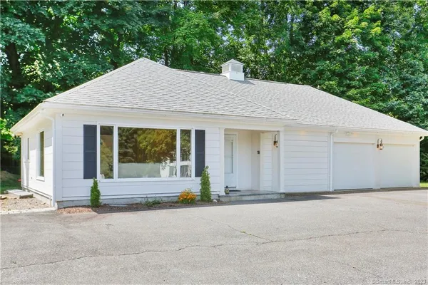 a backyard of a house
