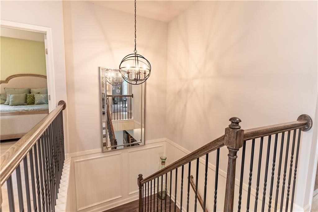 3041 Vista Ridge Braselton, GA 30517 - Photo 41 of 56 a view of a hallway view with staircase