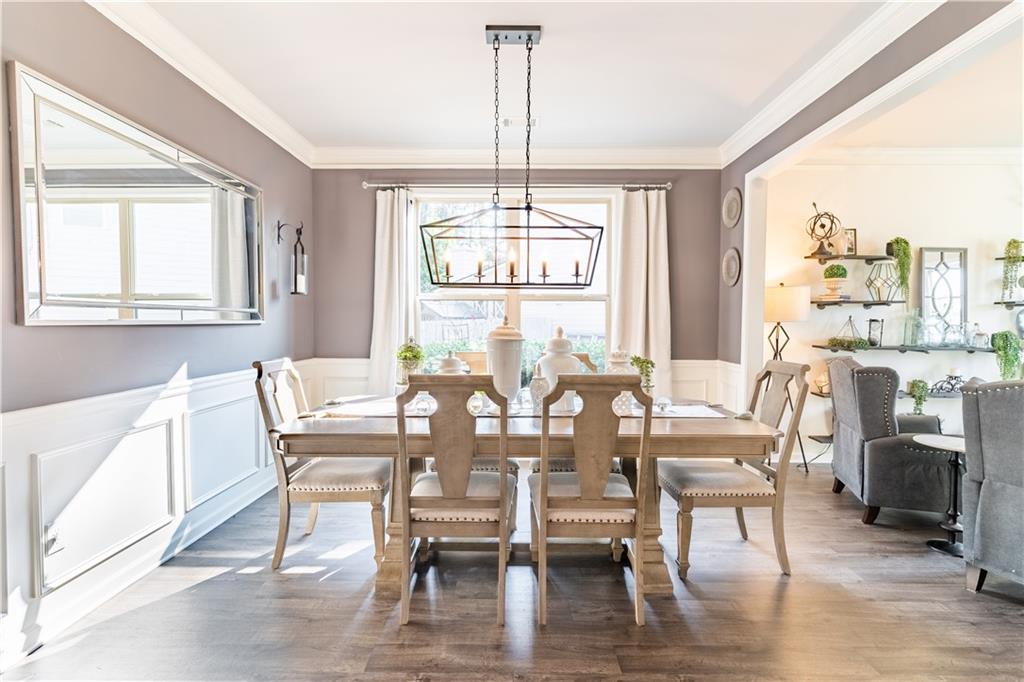 3041 Vista Ridge Braselton, GA 30517 - Photo 9 of 56 a view of a dining room with furniture window and outside view