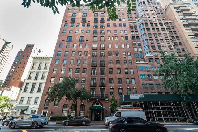 a front view of a building