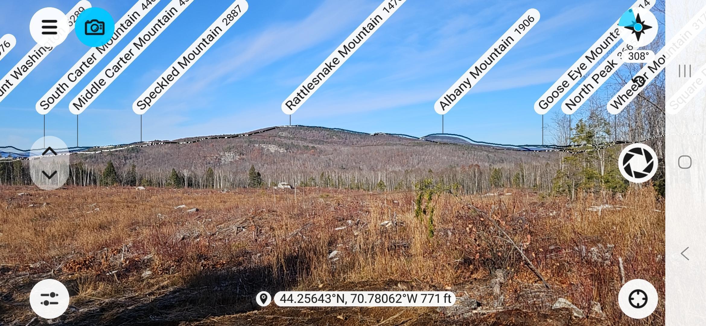 Lot 137.25 French Hill Road Bethel, ME 04217 - Photo 5 of 20 13 acre lot_PeakFinder
