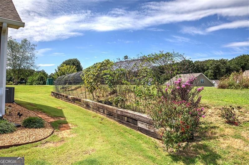 127 Alex Calhoun, GA 30701 - Photo 35 of 53 a view of a garden with a building in the background