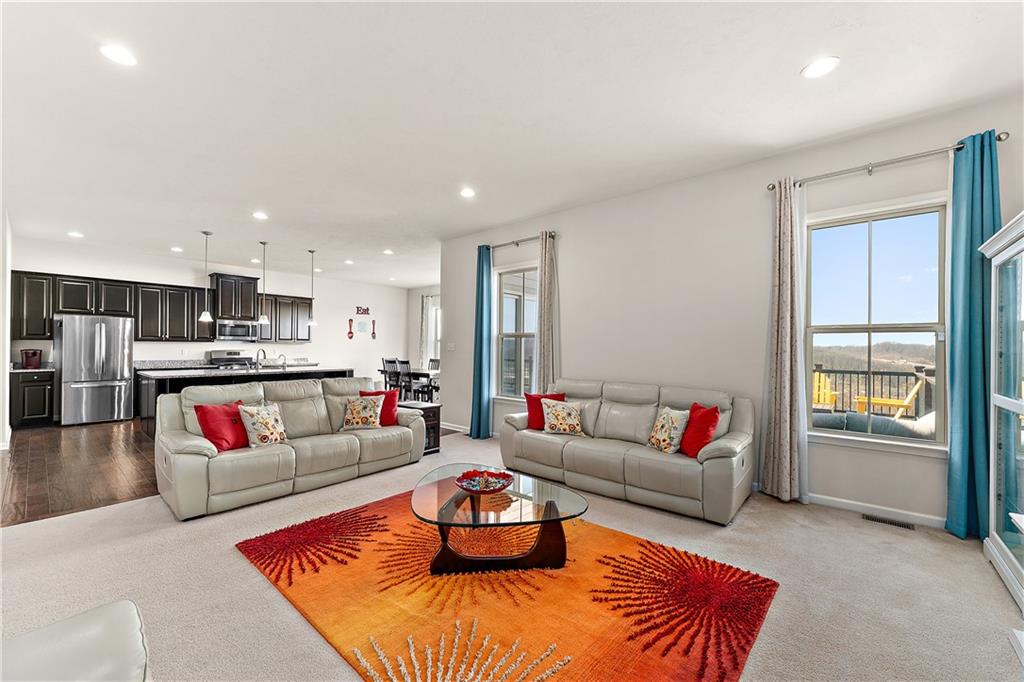 817 Oneida Circle Mars, PA 16046 - Photo 16 of 50 a living room with furniture and a large window