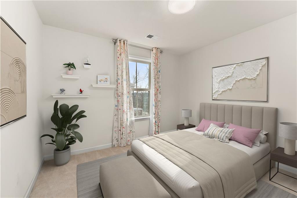 817 Oneida Circle Mars, PA 16046 - Photo 31 of 50 a bedroom with a bed and a couch