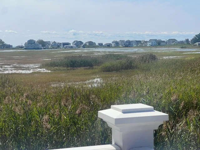 a view of a lake with a mountain