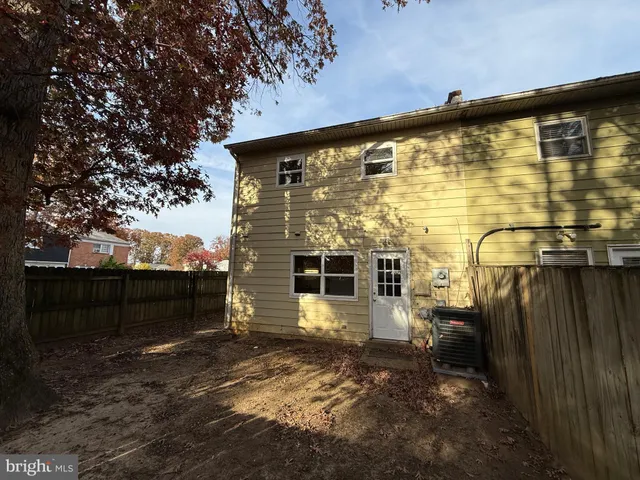 a backyard of a house