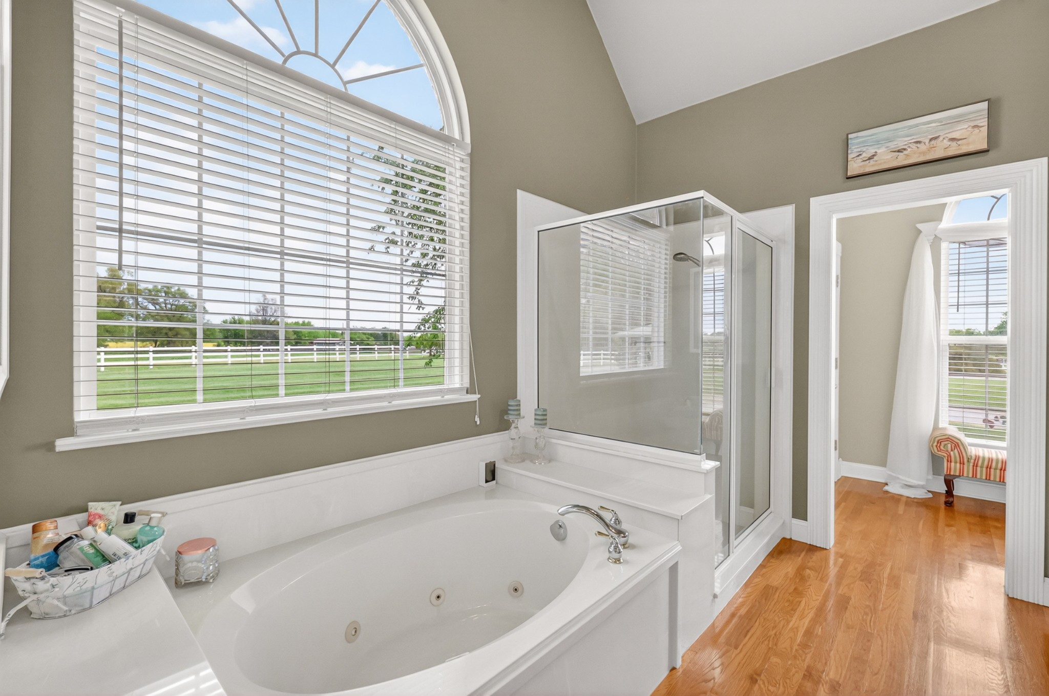 2015 Spry Road Bradyville, TN 37026 - Photo 26 of 77 a white bath tub sitting next to a window