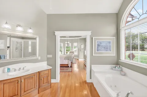 a view of a house with a swimming pool