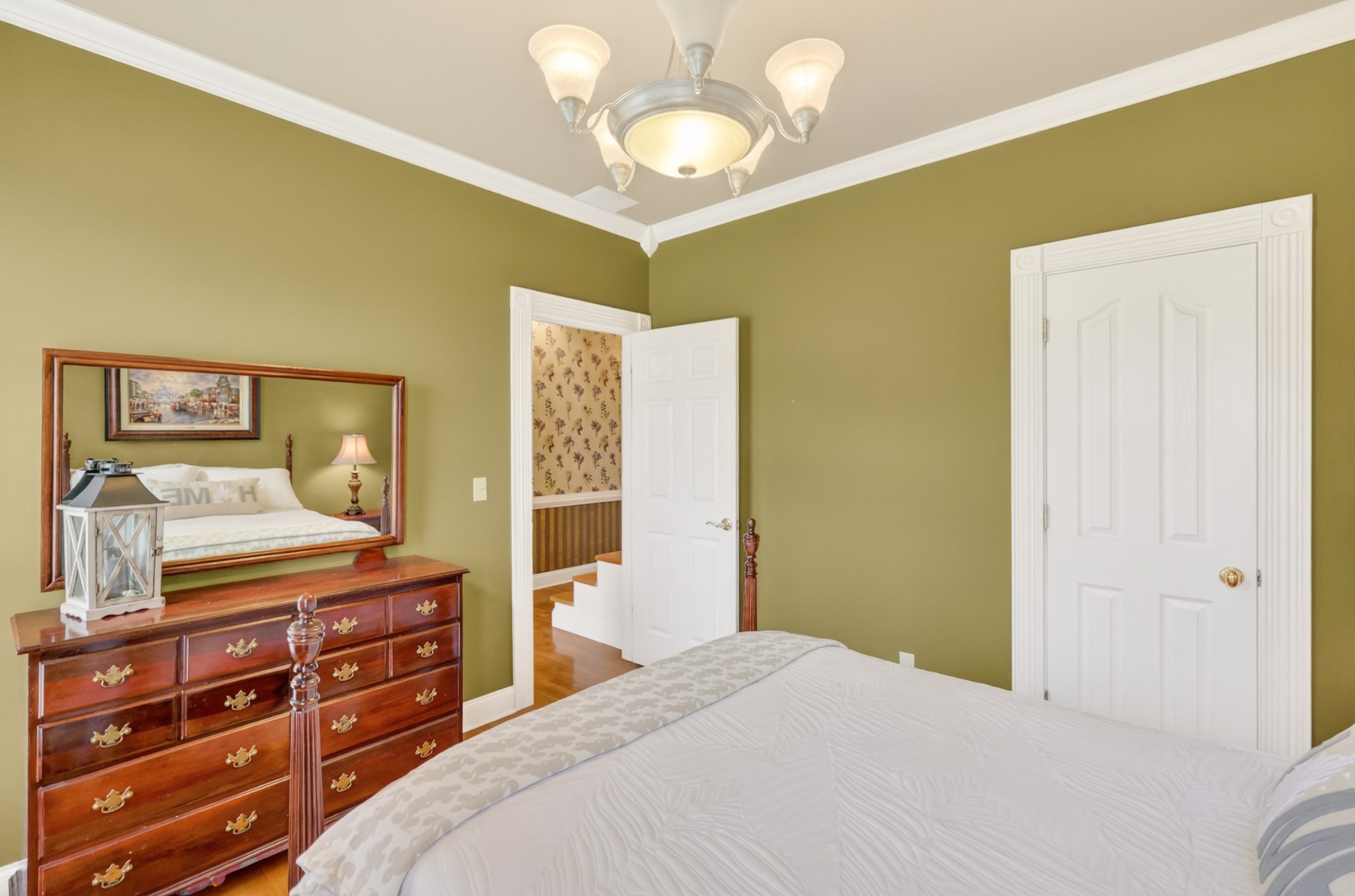 2015 Spry Road Bradyville, TN 37026 - Photo 31 of 77 a bedroom with a bed and a dresser in it