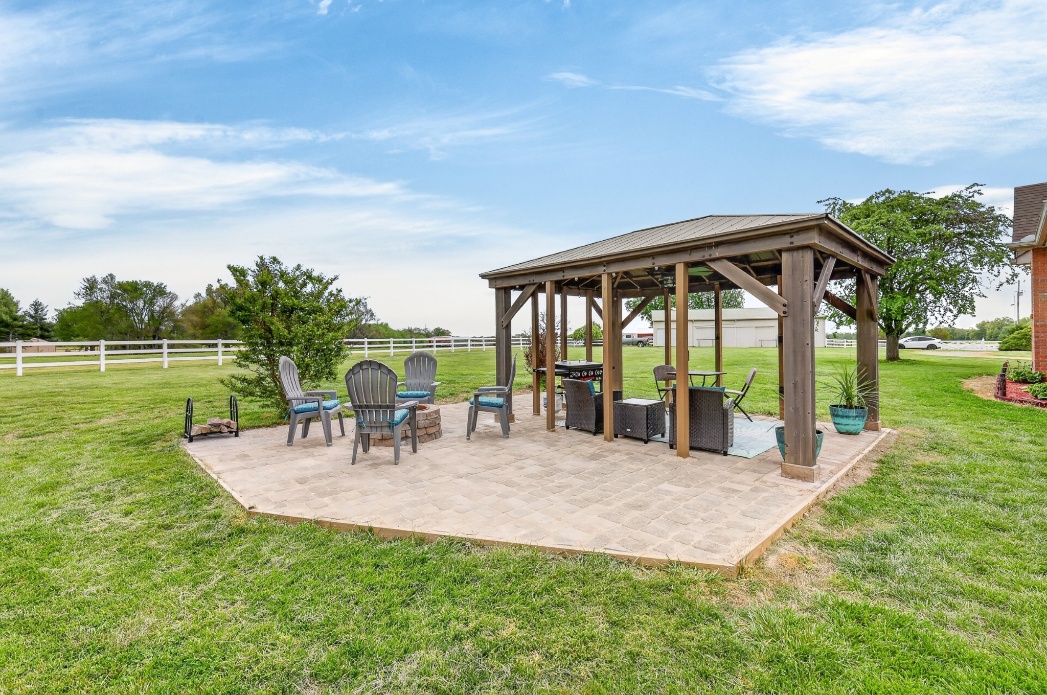 2015 Spry Road Bradyville, TN 37026 - Photo 45 of 77 a view of a house with backyard porch and sitting area
