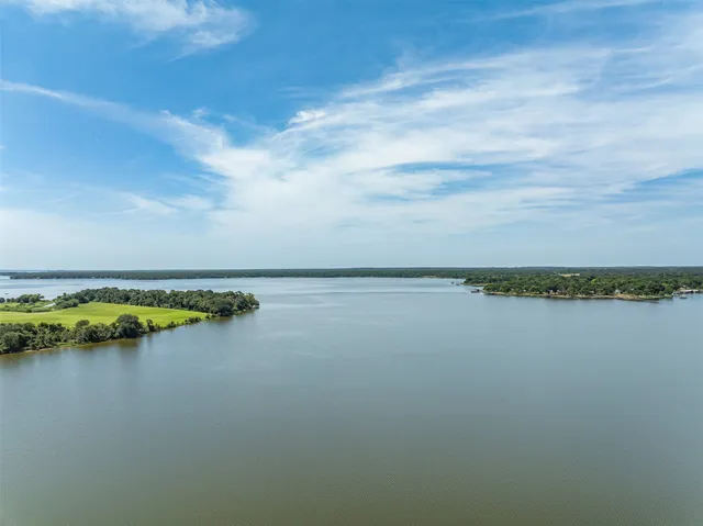 a view of an ocean and beach