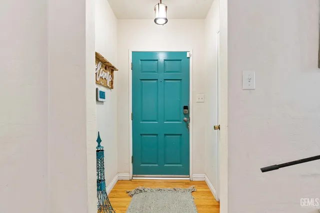 a view of front door door