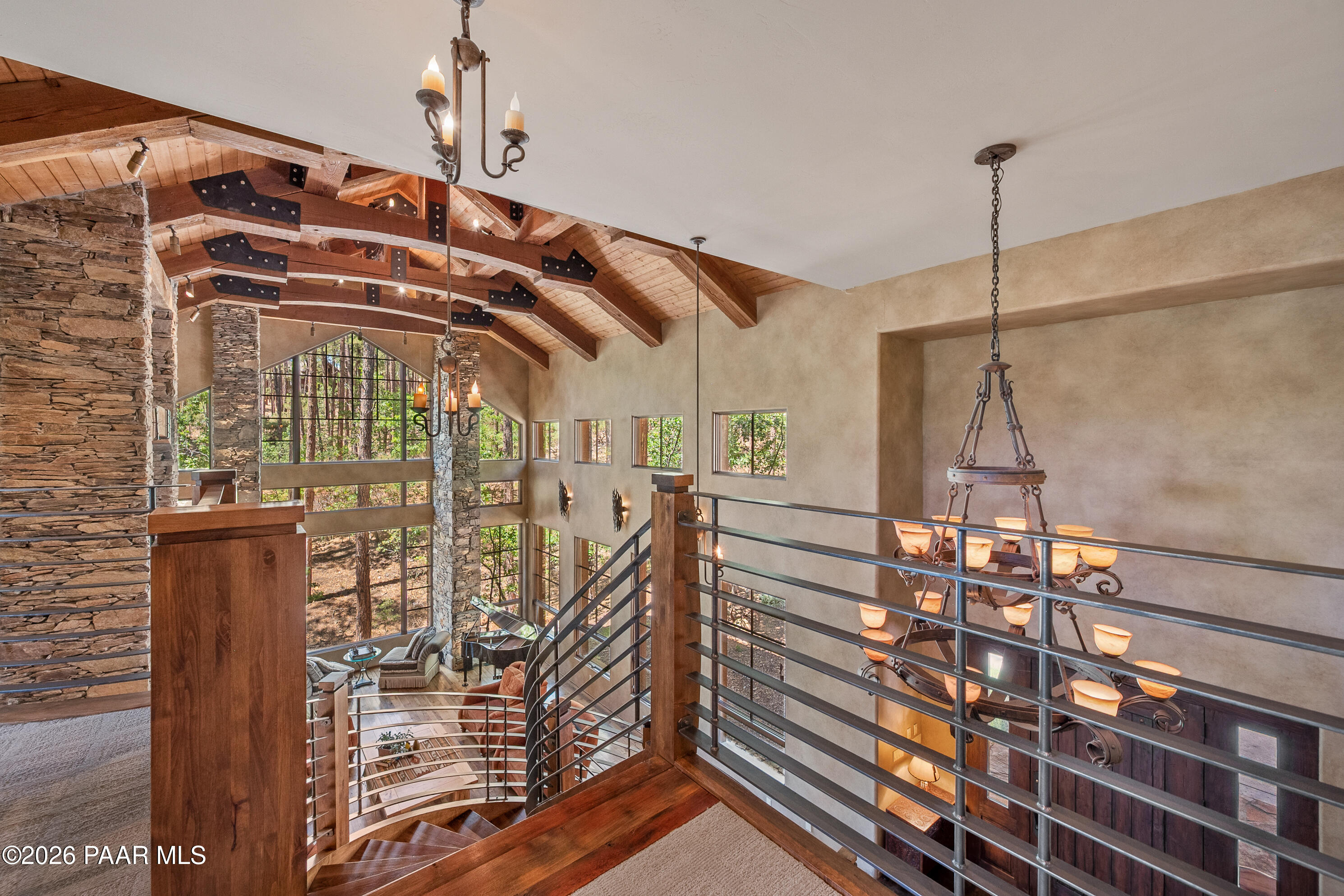 1515 High Valley Ranch Road Prescott, AZ 86303 - Photo 48 of 76 Upper Level Family Room View