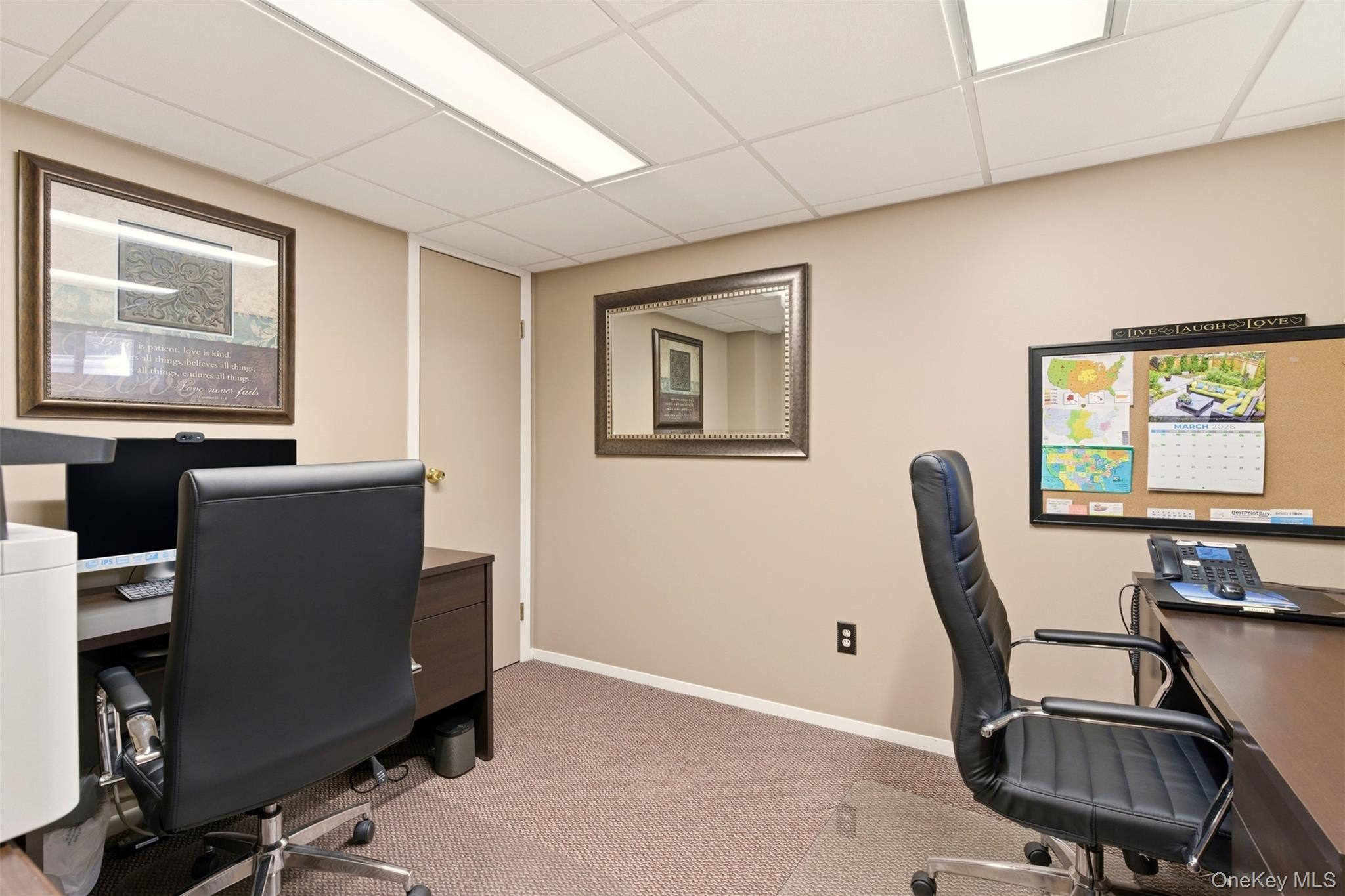 15 Leeward Lane Commack, NY 11725 - Photo 19 of 26 a view of a workspace with furniture and a window