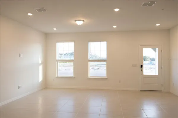 a view of empty room