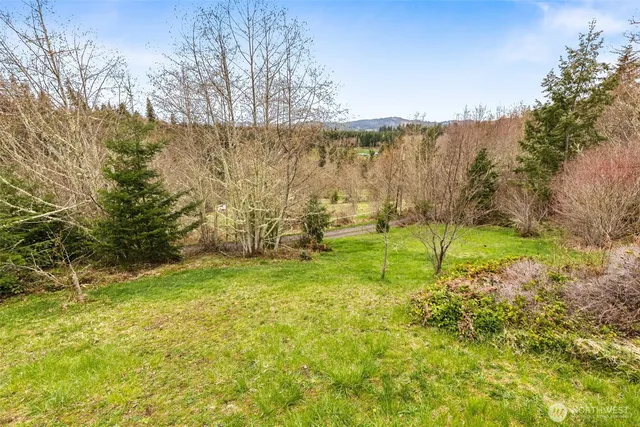 a backyard of a house