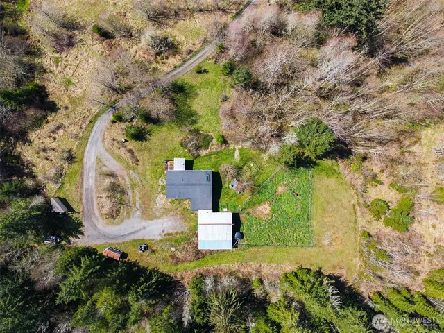 a view of a city with a mountain in the background