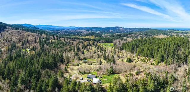 a view of lake and mountain