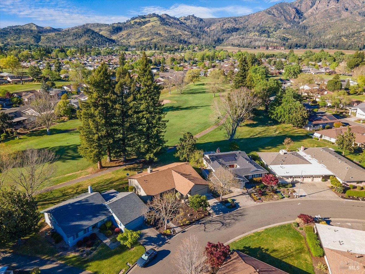 411 Twin Lakes Circle Santa Rosa, CA 95409 - Photo 39 of 41 an aerial view of residential houses with outdoor space