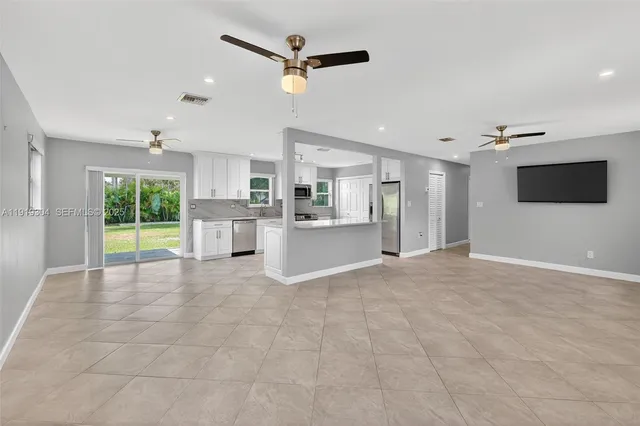 a view of a window in a room