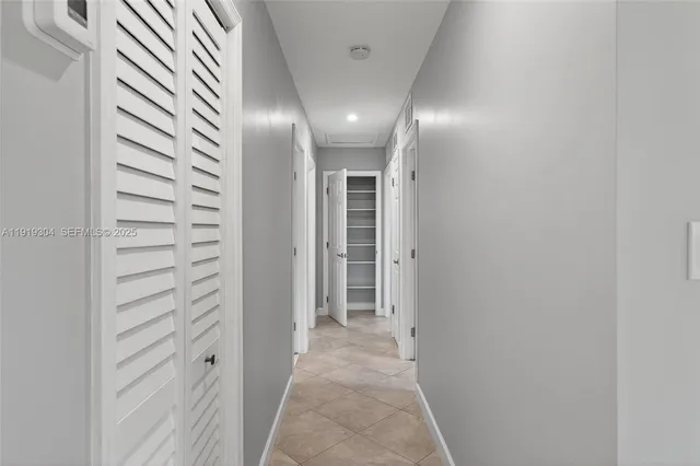 a view of an empty room