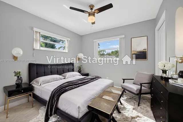 a bathroom with a tub