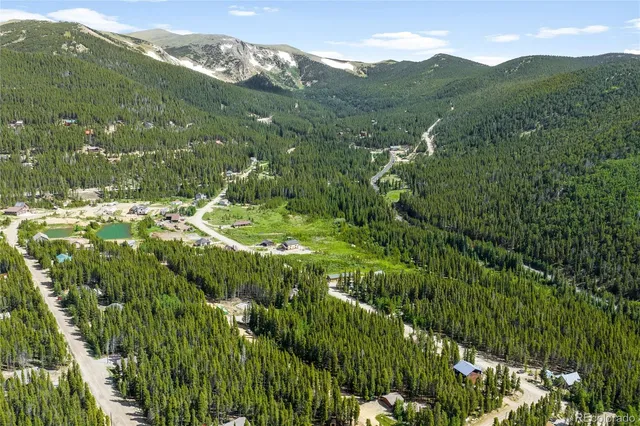 a view of a lush green hillside and mountains