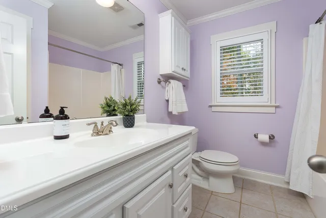 a bathroom with a sink a toilet a mirror and shower