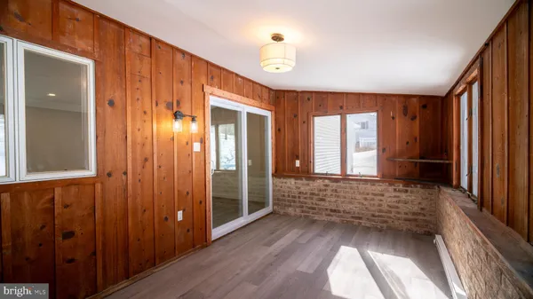 a view of front door with bedroom