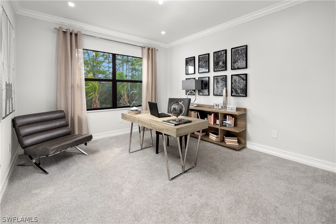 7587 Morgan Way Naples, FL 34119 - Photo 17 of 29 a living room with furniture and windows