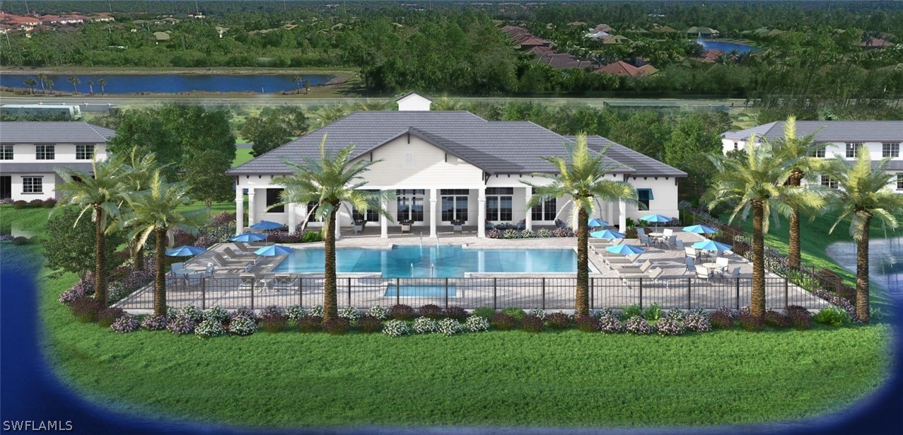 7587 Morgan Way Naples, FL 34119 - Photo 24 of 29 a view of house with garden space and outdoor seating