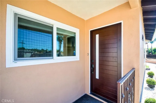 a view of front door