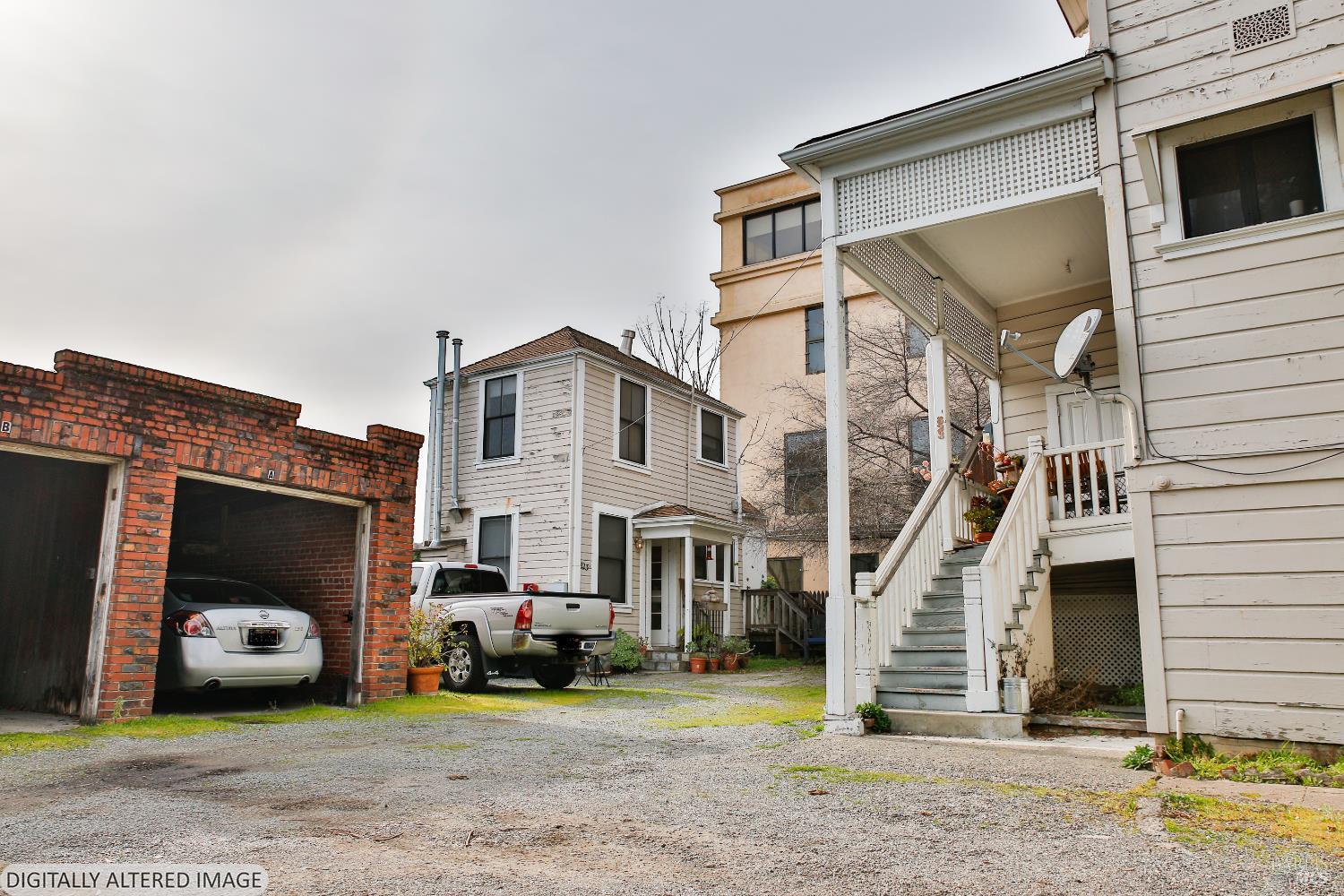 823 Mission Avenue San Rafael, CA 94901 - Photo 16 of 16 a view of a car park in front of house