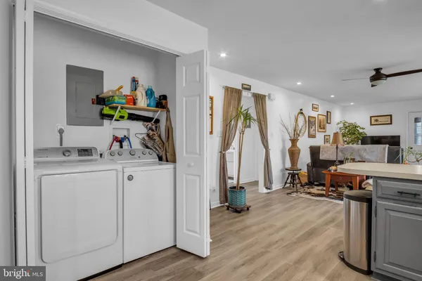 a sunset view with a lake