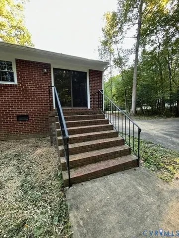 a view of outdoor space and deck