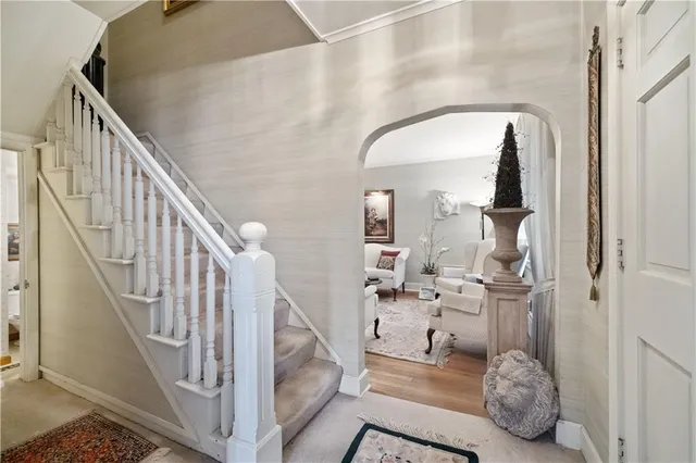 a view of entryway and hall