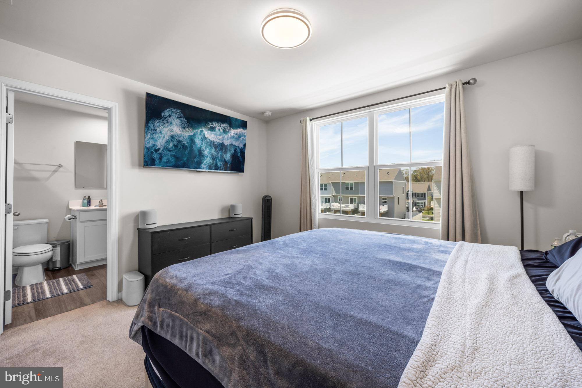 11 Mulberry Lane Clementon, NJ 08021 - Photo 21 of 32 a bedroom with a bed and a flat screen tv