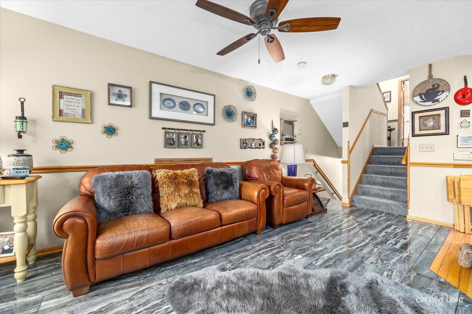 470 South Peace Road Sycamore, IL 60178 - Photo 7 of 25 a living room with furniture and wooden floor