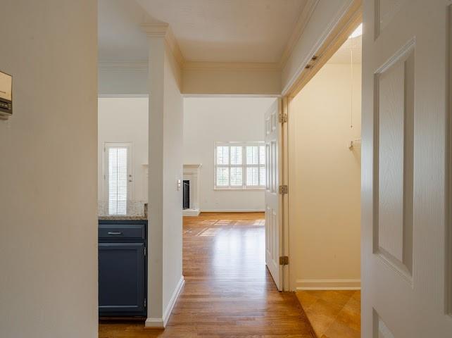 1307 Whitlock Ridge Drive Marietta, GA 30064 - Photo 14 of 29 a view of hallway with livingroom and wooden floor