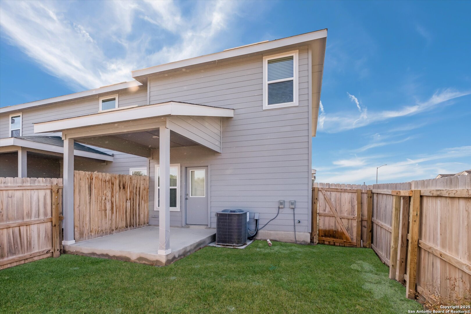 514 Abigail Alley San Antonio, TX 78253 - Photo 17 of 17 a view of a porch with a backyard