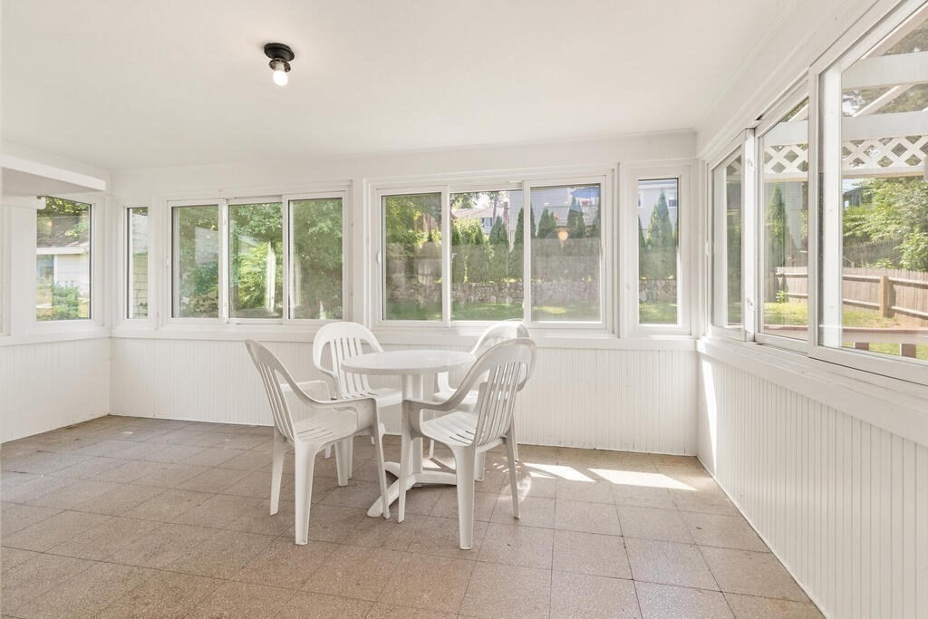 8 Florence Road Waltham, MA 02453 - Photo 27 of 33 a dining room with furniture and window