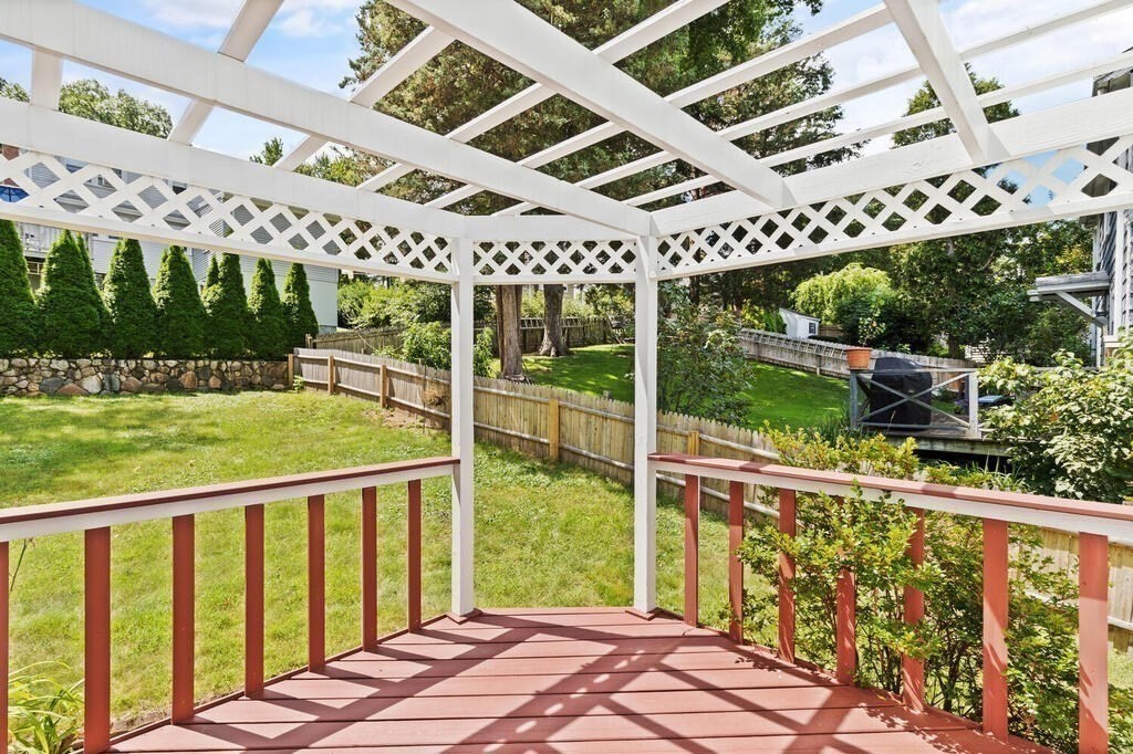 8 Florence Road Waltham, MA 02453 - Photo 30 of 33 a view of a porch with wooden floor
