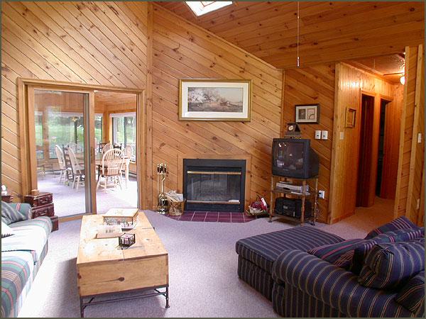 1905 Fawn Road Pocono Lake, PA 18347 - Photo 3 of 10 a living room with furniture and a fireplace