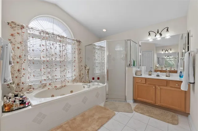 a room with table and chairs