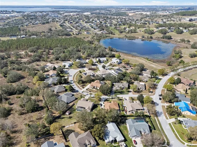 an aerial view of a city with lots of residential buildings